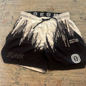 RWE Overtime shorts size small Black and White Men's Shorts